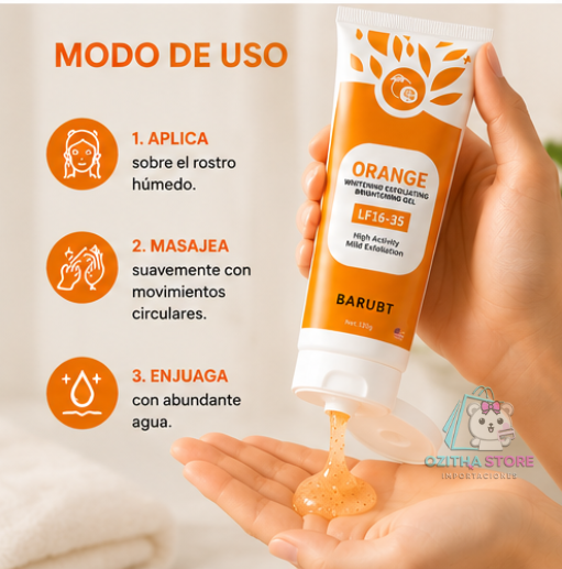ORANGE GEL EXFOLIANTE  | PIEL LUMINOSA™