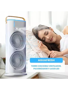 VENTILADOR HUMIDIFICADOR ™ - FRESCURA SIN LÍMITES