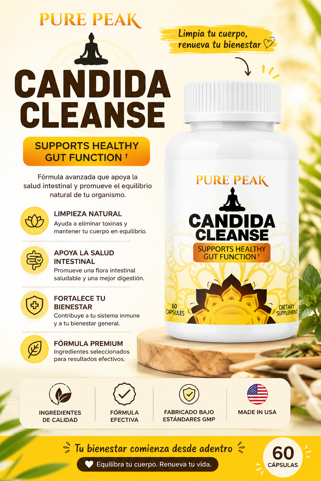 PURE PEAK – CANDIDA CLEANSE™