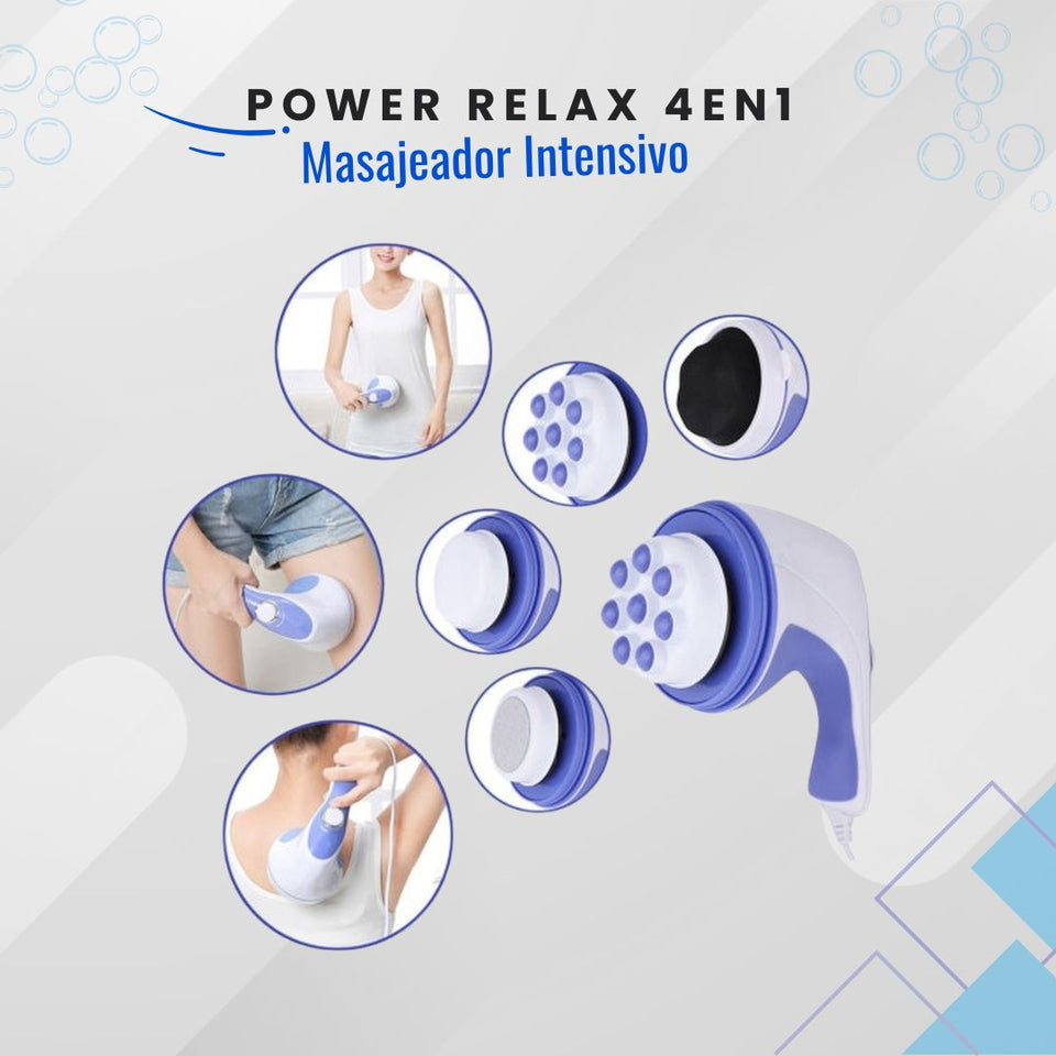 POWER RELAX 4 EN 1  ™ –  MASAJEADOR INTENSIVO