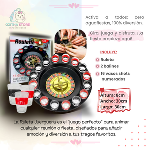 RULETA JUERGUERA ™ - LA FIESTA EN UN GIRO°